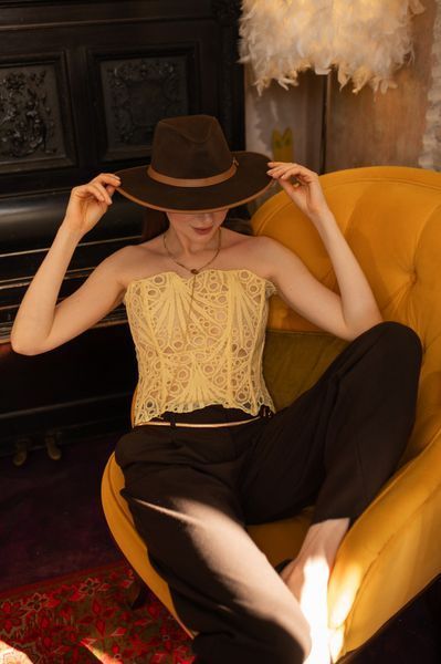 Борсаліно твіл (Шоколад/Рудий) 1704-1 фото
