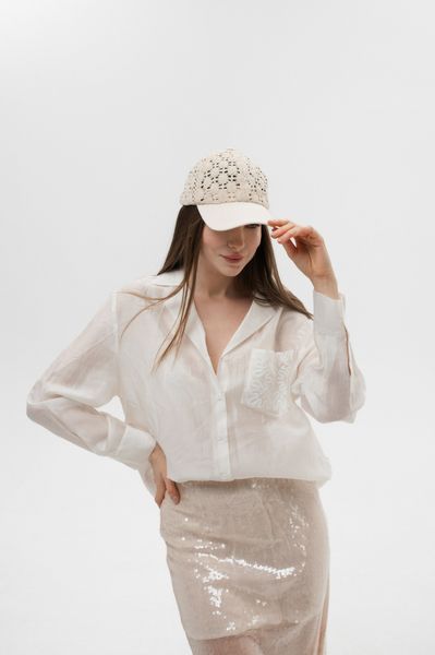 Бейсболка LACE (Беж) 0008 фото