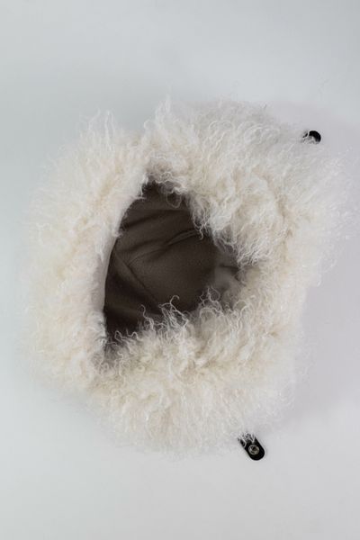 Вушанка ЗАМША (Беж+молоко) (РРЦ: 1550 грн) 0806 фото