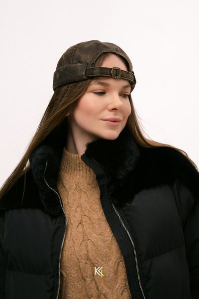 Феска БЕЗ ГУДЗИКА вощанка (Коричневий) (РРЦ: 1150 грн) 7500-8 фото